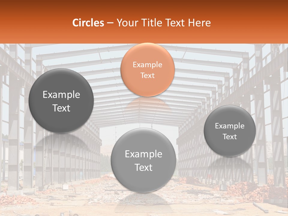 A Picture Of A Building With A Name Of Presentation PowerPoint Template