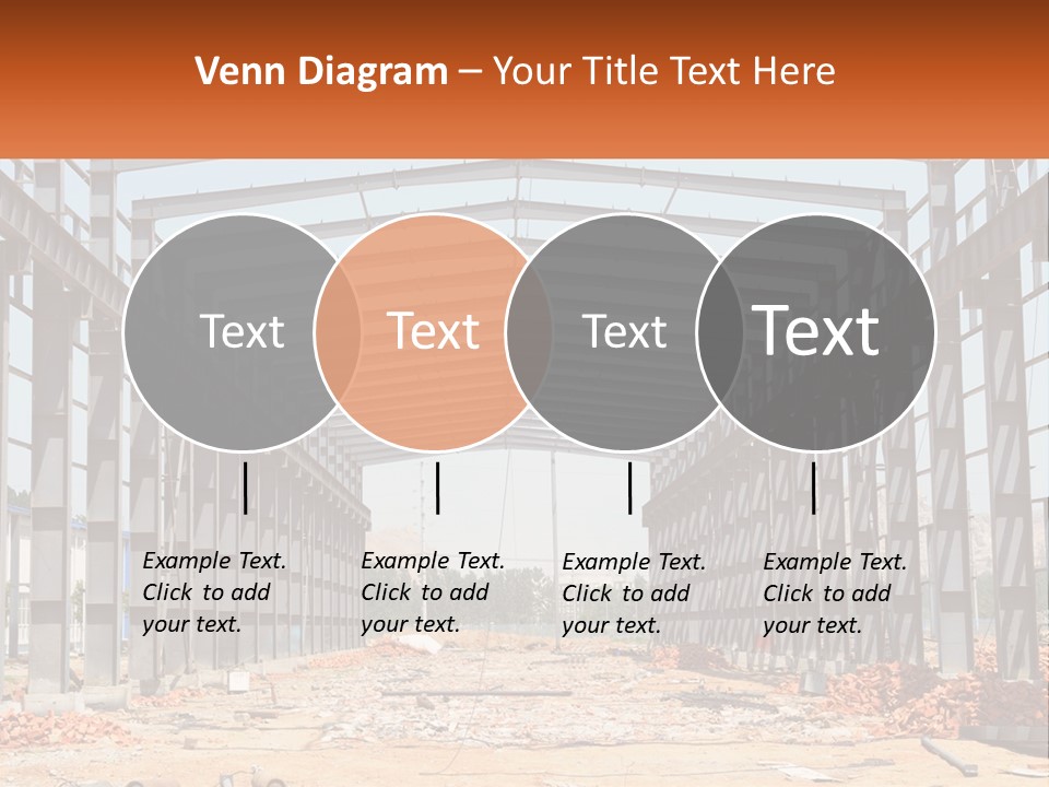 A Picture Of A Building With A Name Of Presentation PowerPoint Template