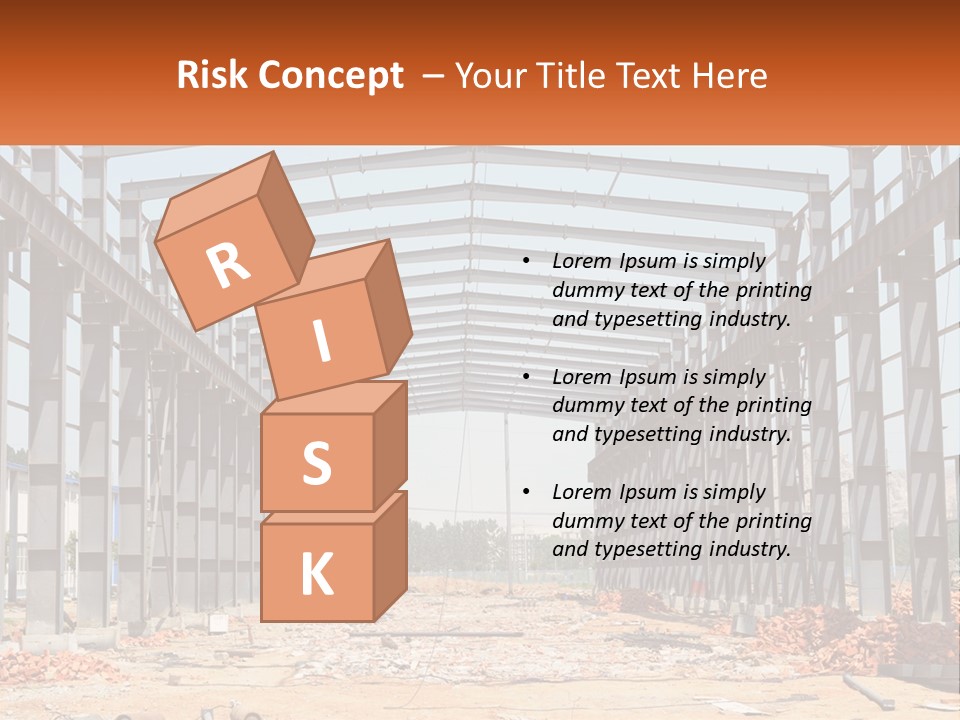 A Picture Of A Building With A Name Of Presentation PowerPoint Template