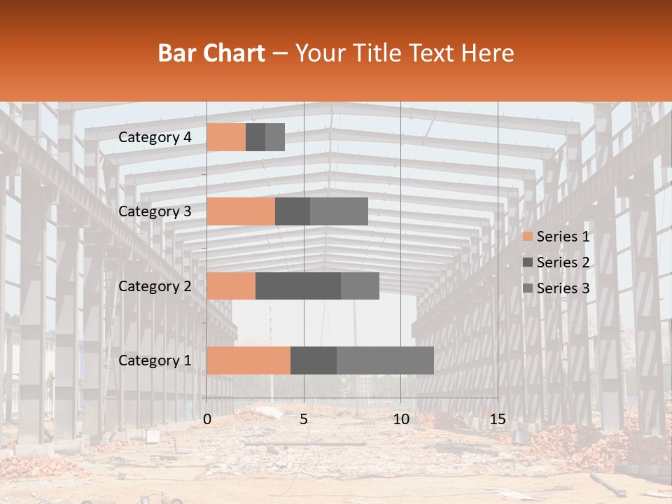 A Picture Of A Building With A Name Of Presentation PowerPoint Template