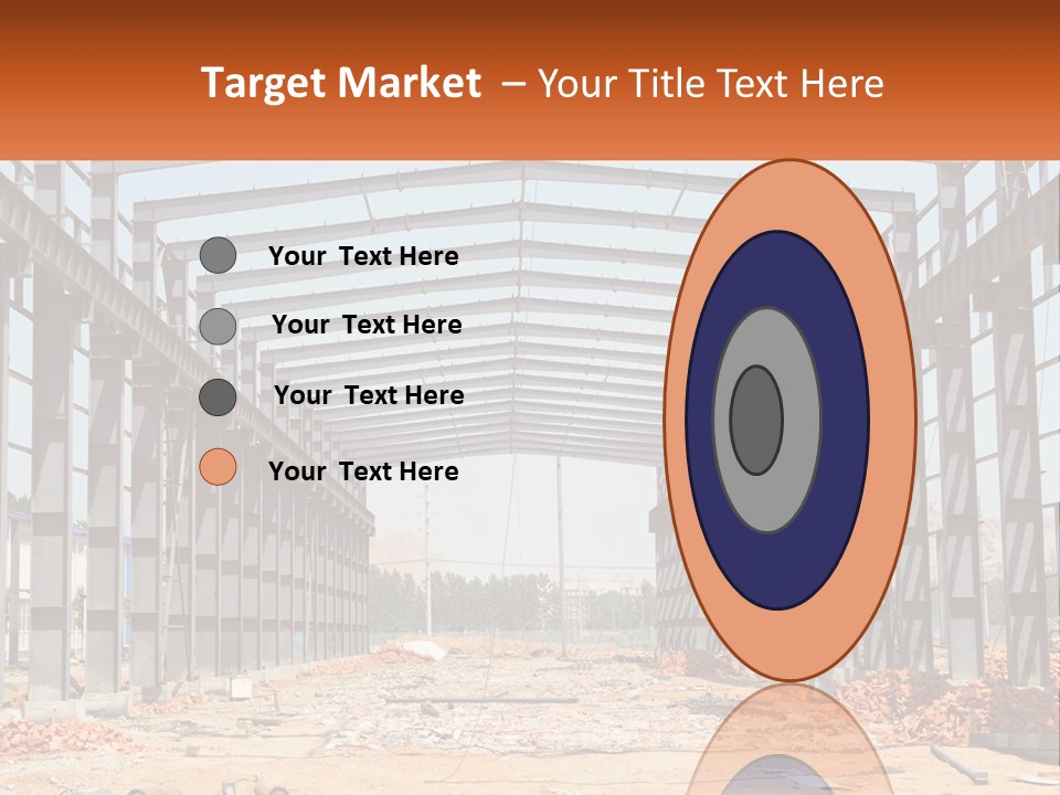 A Picture Of A Building With A Name Of Presentation PowerPoint Template