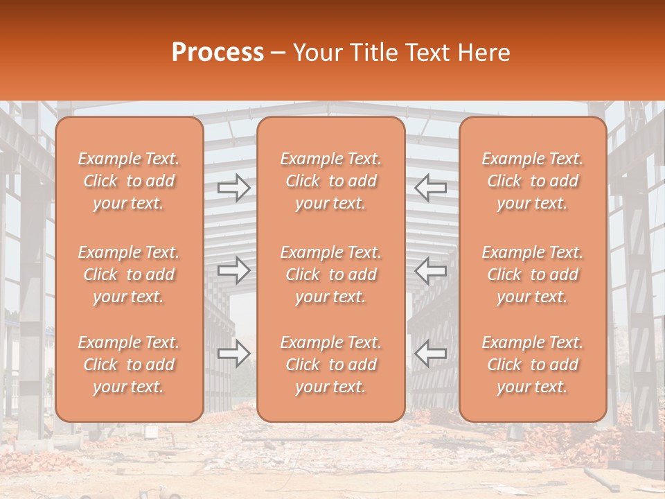 A Picture Of A Building With A Name Of Presentation PowerPoint Template