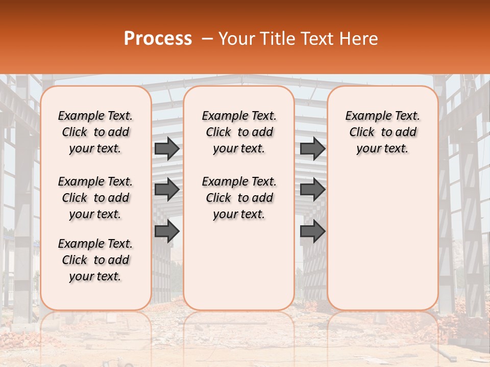 A Picture Of A Building With A Name Of Presentation PowerPoint Template