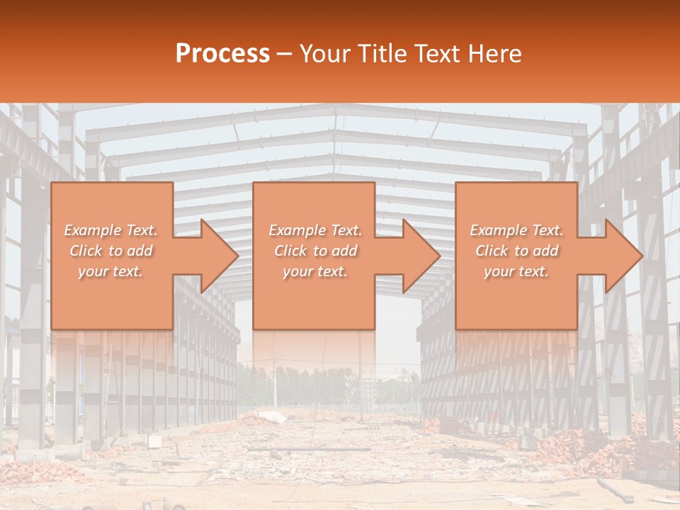 A Picture Of A Building With A Name Of Presentation PowerPoint Template