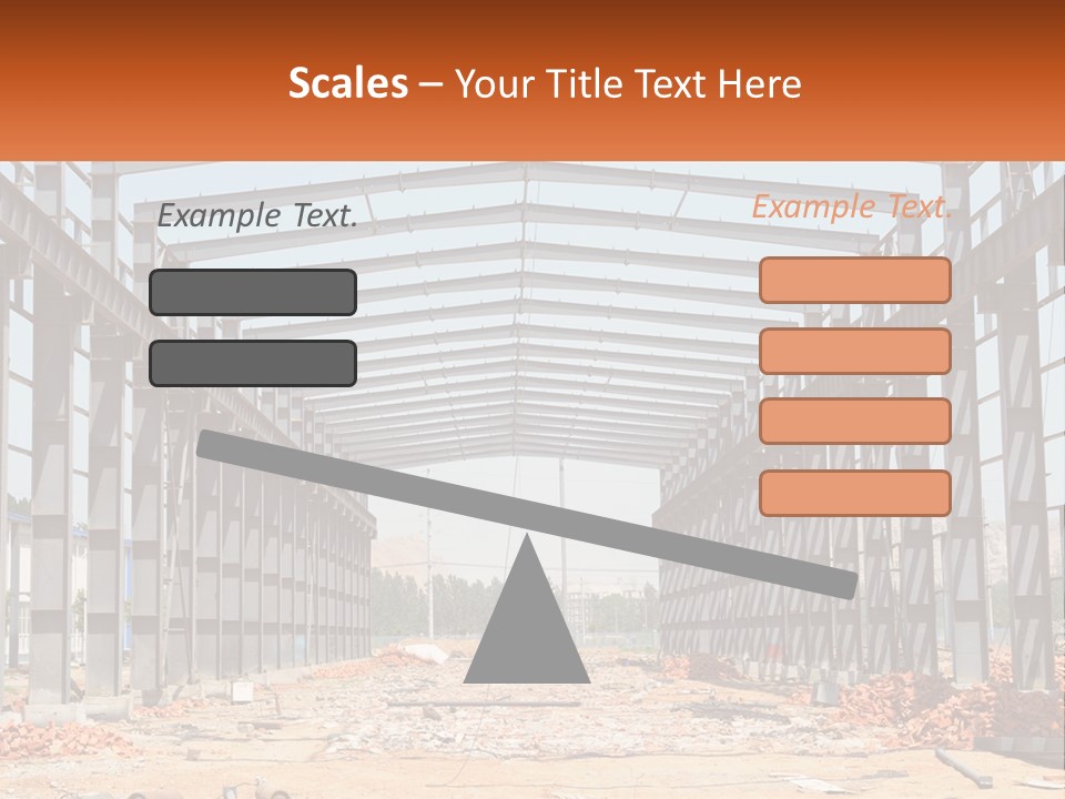 A Picture Of A Building With A Name Of Presentation PowerPoint Template
