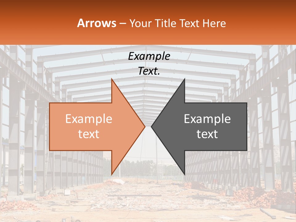 A Picture Of A Building With A Name Of Presentation PowerPoint Template