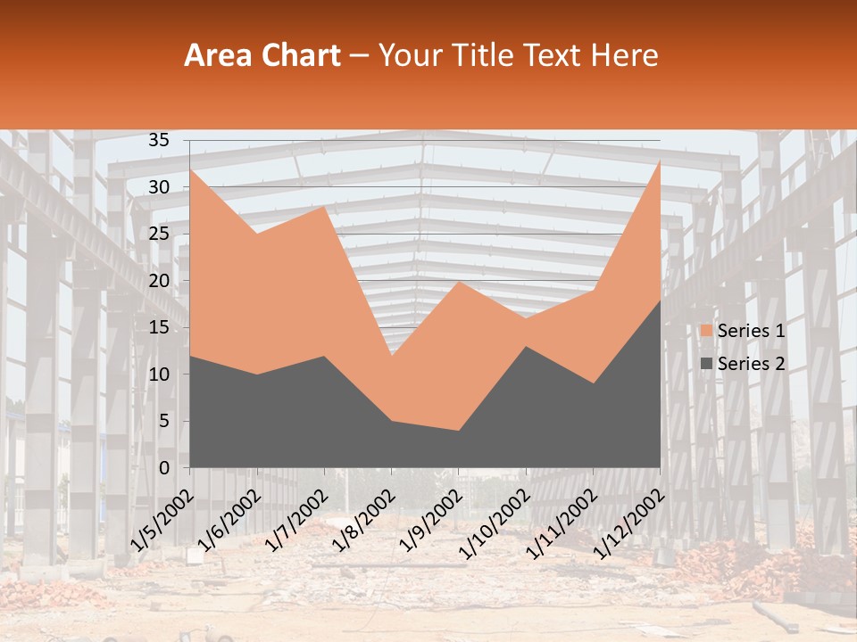 A Picture Of A Building With A Name Of Presentation PowerPoint Template