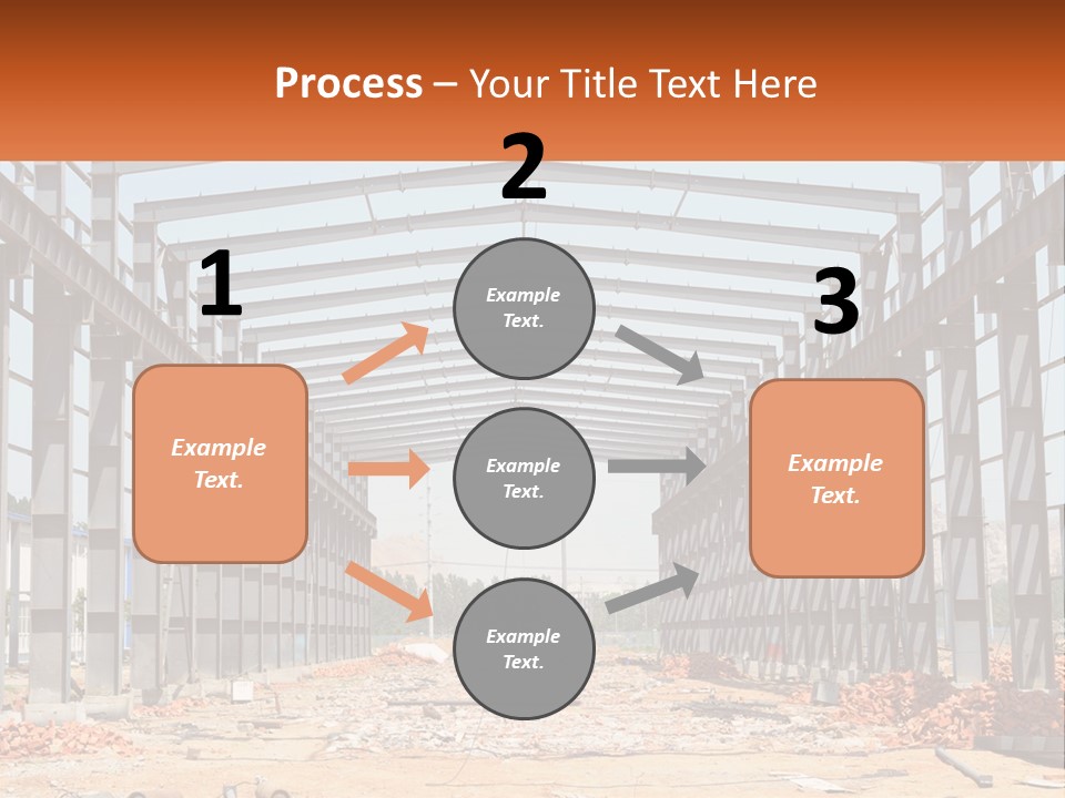 A Picture Of A Building With A Name Of Presentation PowerPoint Template