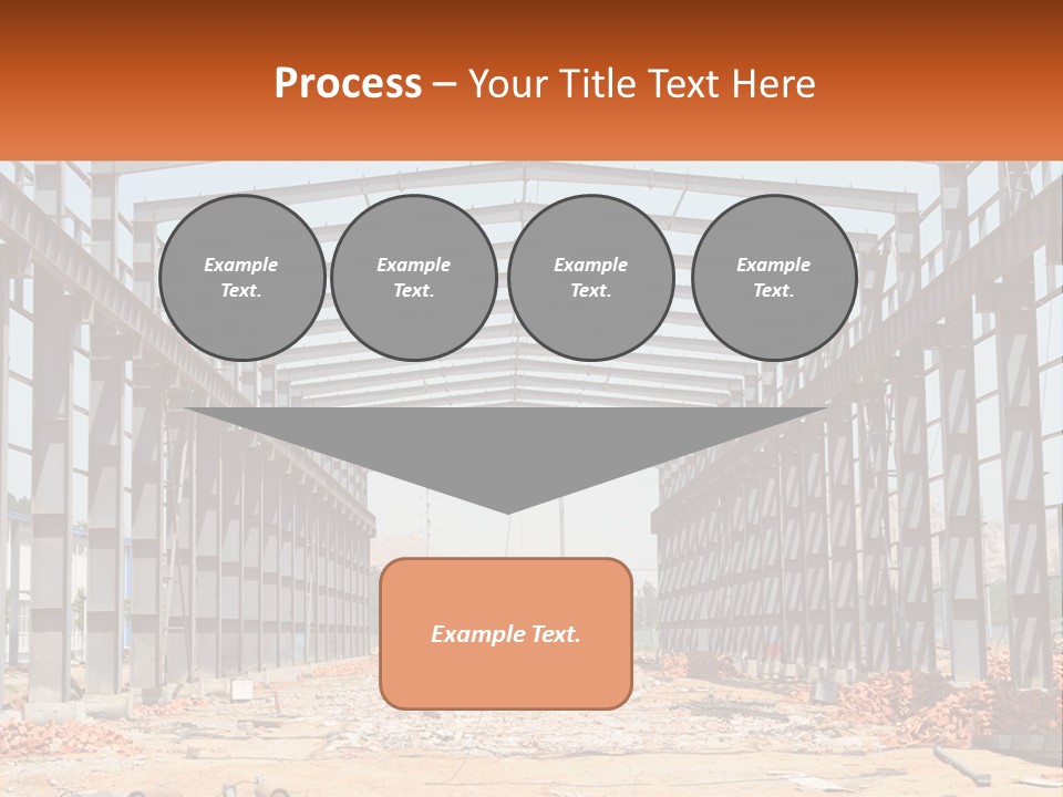 A Picture Of A Building With A Name Of Presentation PowerPoint Template