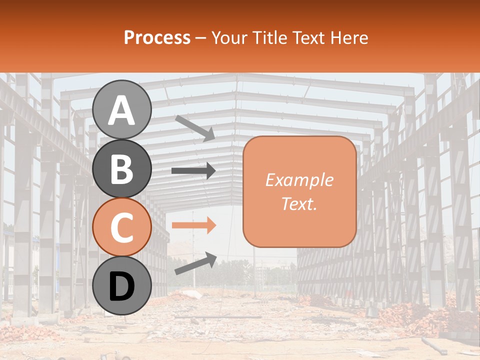 A Picture Of A Building With A Name Of Presentation PowerPoint Template