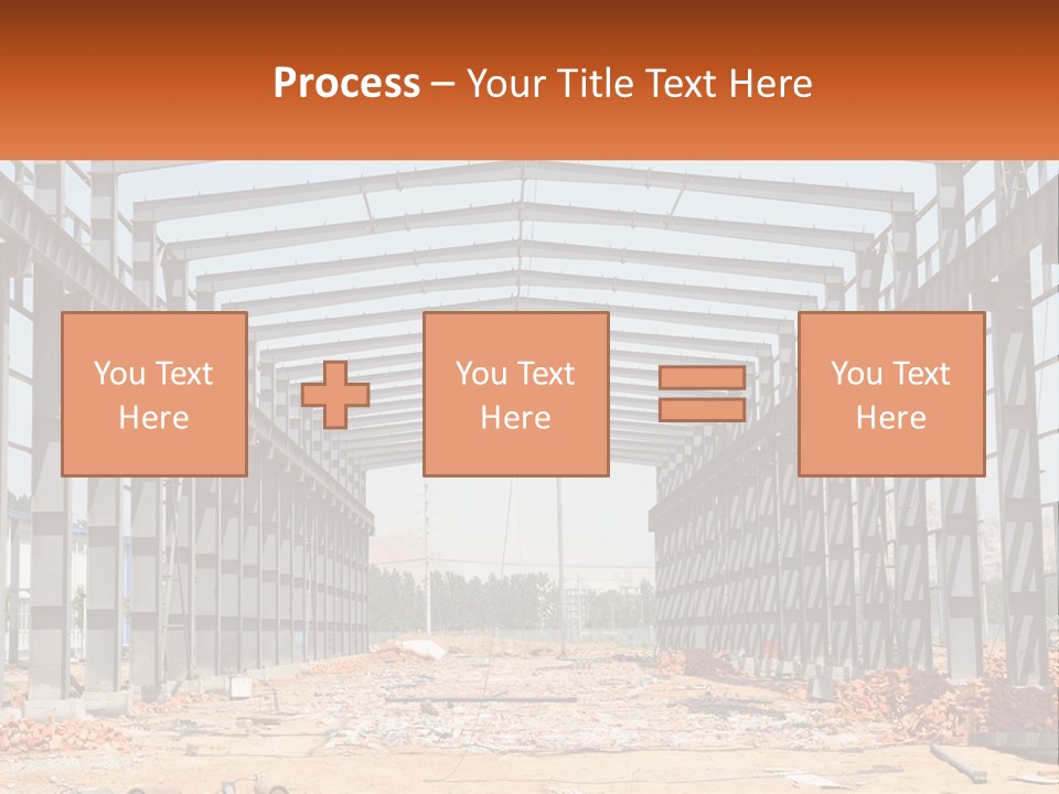A Picture Of A Building With A Name Of Presentation PowerPoint Template