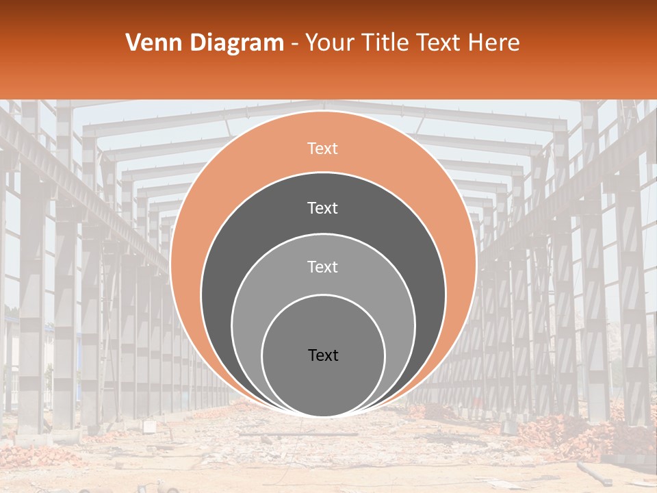 A Picture Of A Building With A Name Of Presentation PowerPoint Template