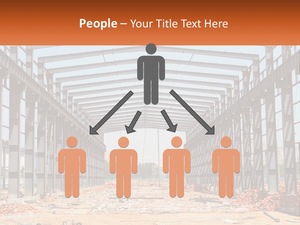 A Picture Of A Building With A Name Of Presentation PowerPoint Template