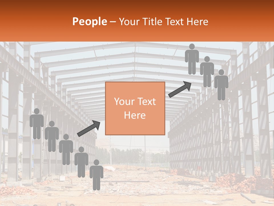 A Picture Of A Building With A Name Of Presentation PowerPoint Template