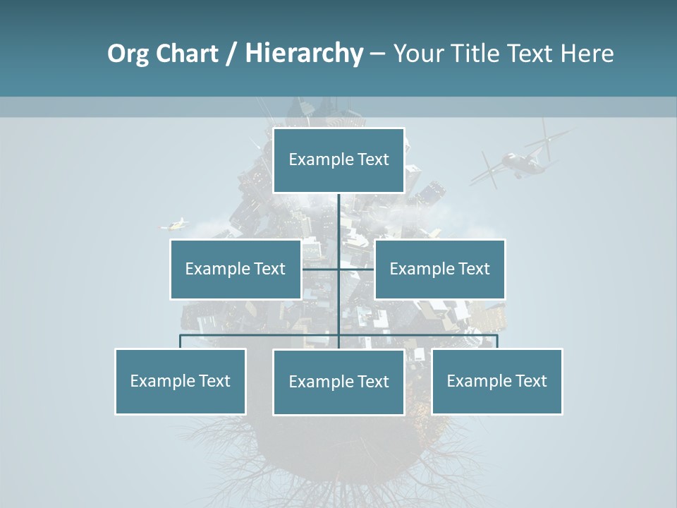 A Small Island With A Bunch Of Boxes On Top Of It PowerPoint Template