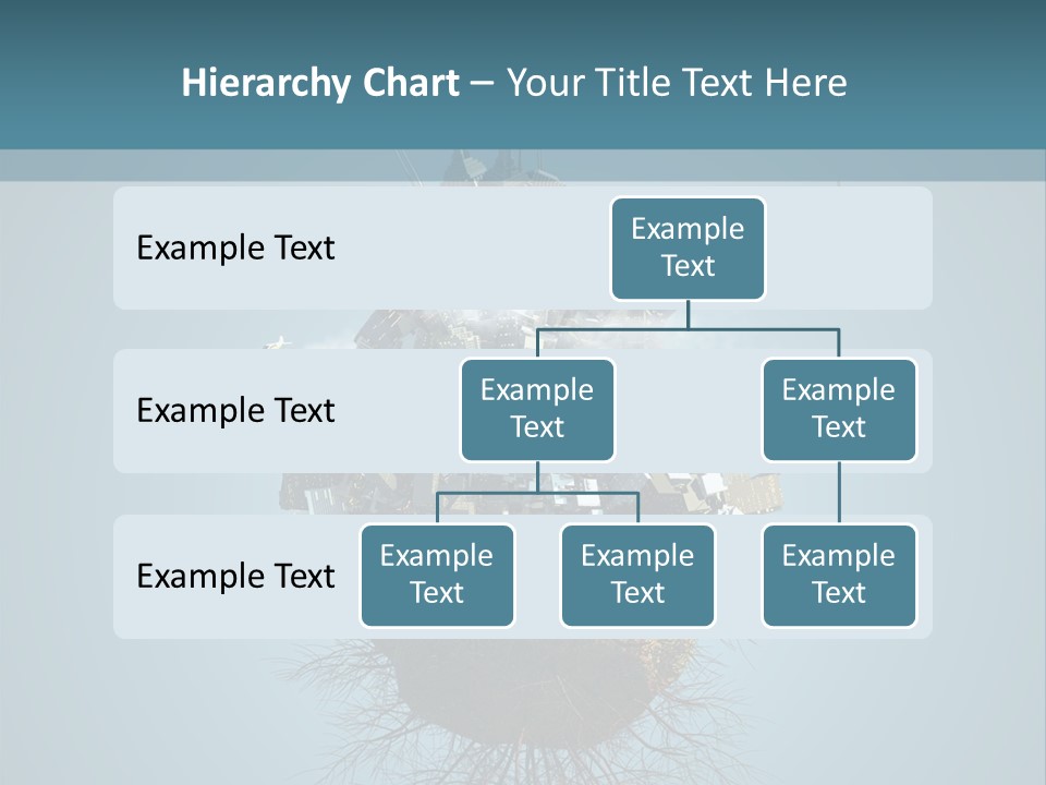A Small Island With A Bunch Of Boxes On Top Of It PowerPoint Template