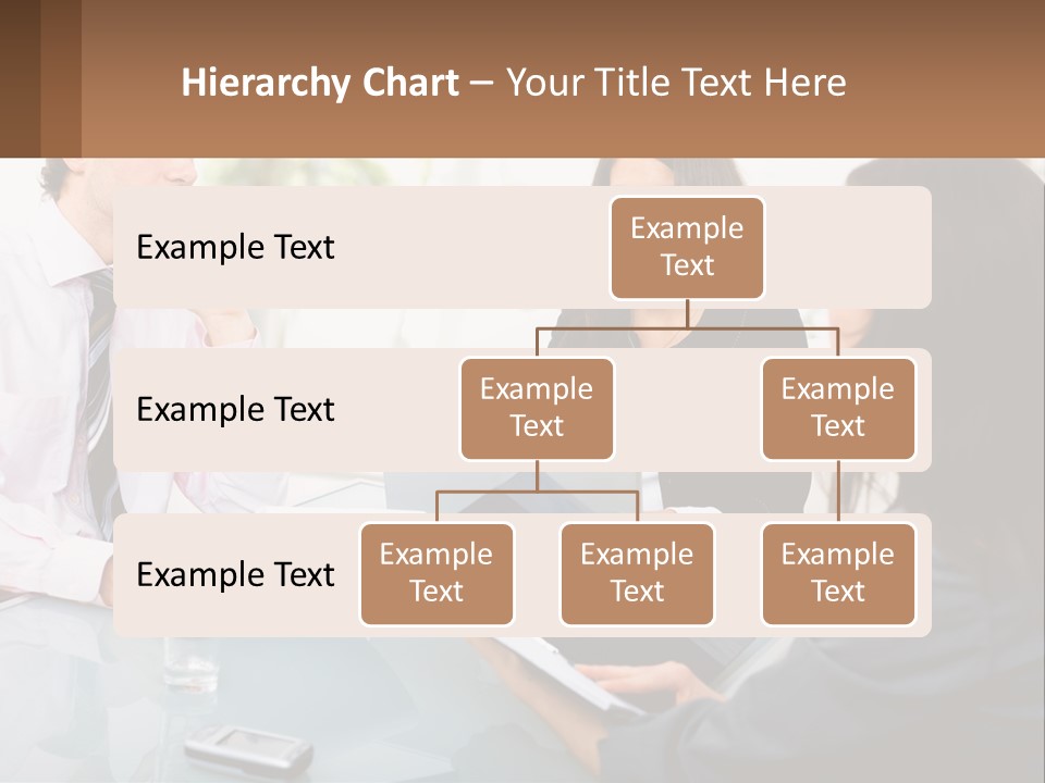 A Group Of People Sitting Around A Table With Laptops PowerPoint Template