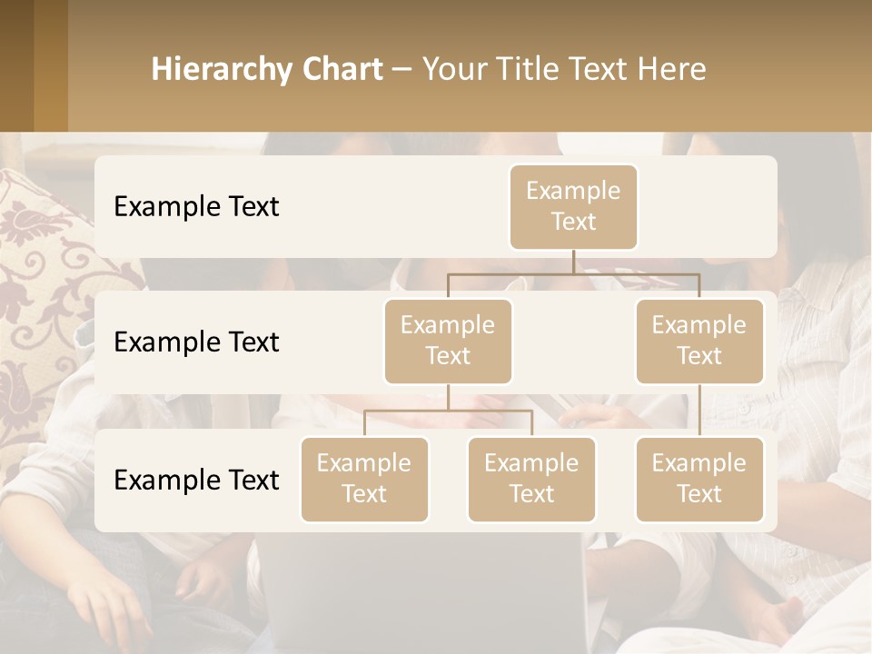 A Group Of People Sitting On A Couch Together PowerPoint Template