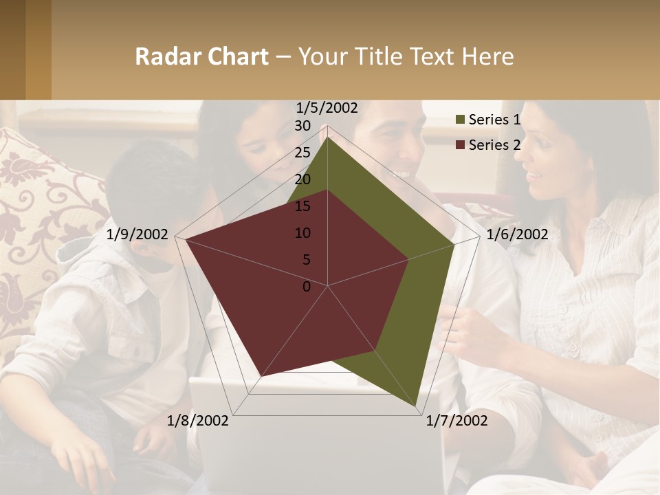 A Group Of People Sitting On A Couch Together PowerPoint Template