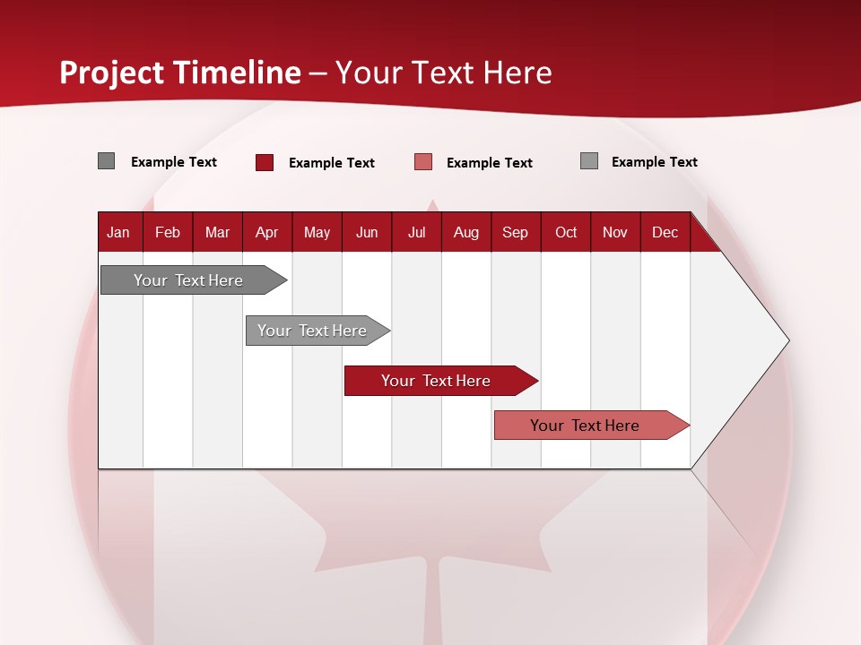 A Button With A Canadian Flag On It PowerPoint Template