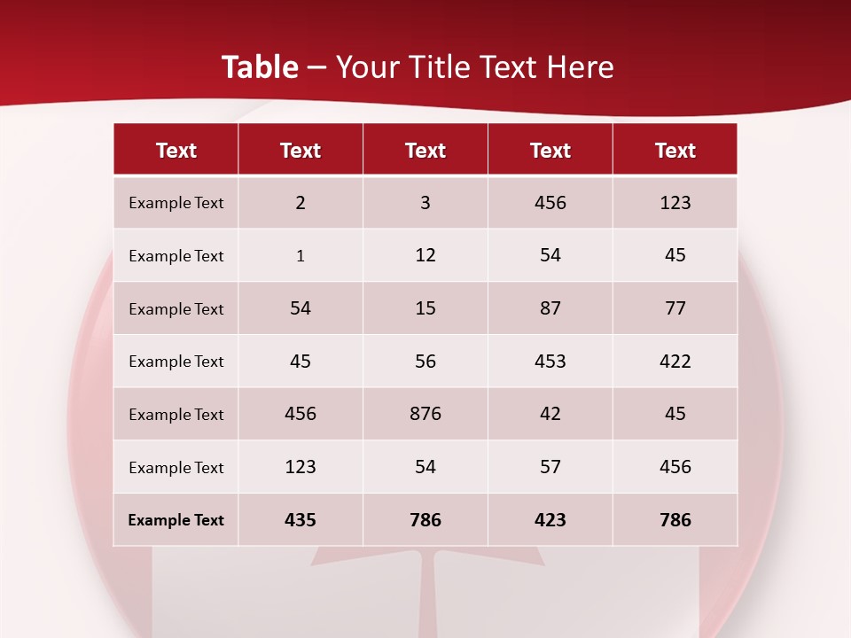 A Button With A Canadian Flag On It PowerPoint Template