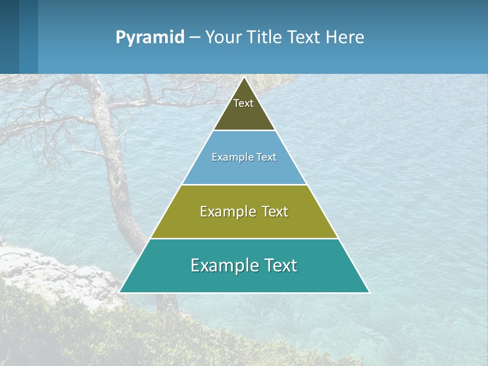 A Body Of Water With A Tree In The Foreground PowerPoint Template