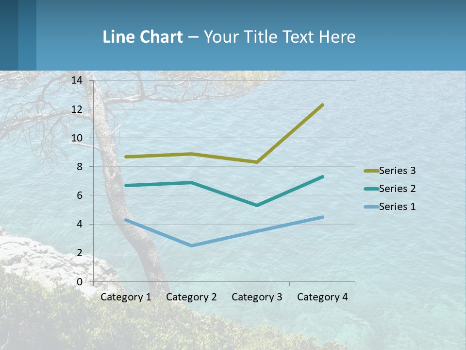 A Body Of Water With A Tree In The Foreground PowerPoint Template