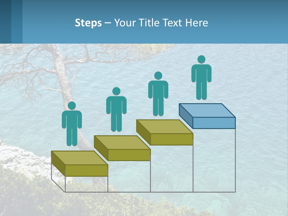 A Body Of Water With A Tree In The Foreground PowerPoint Template
