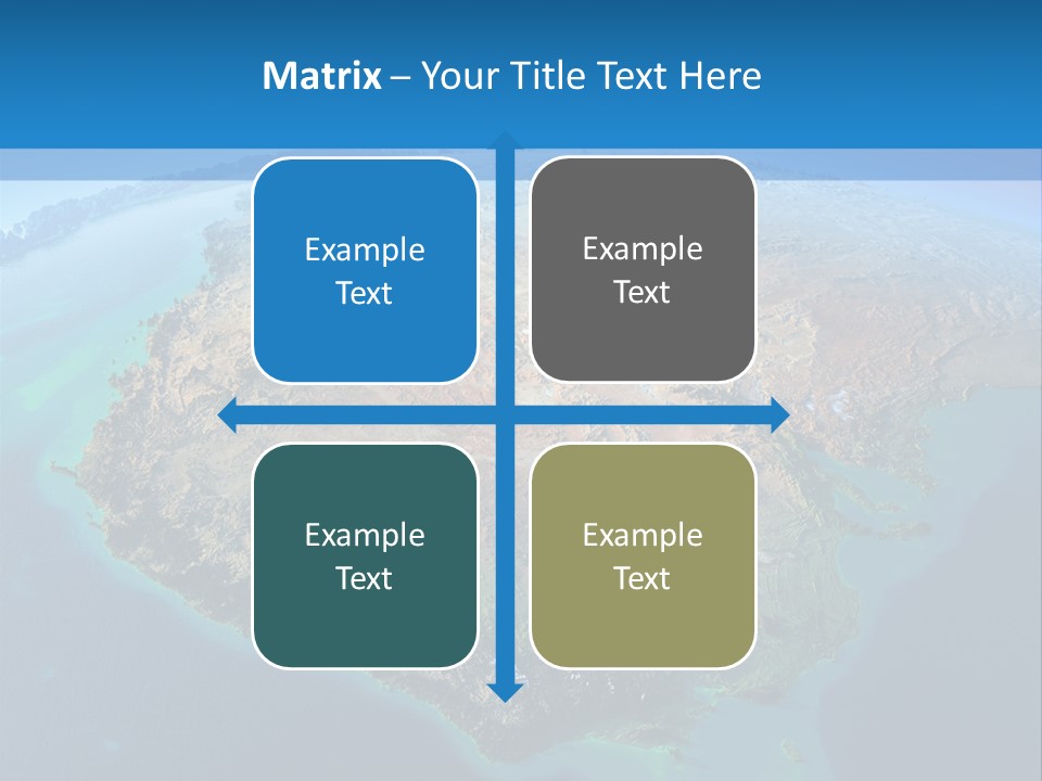 A Map Of The World With The Name Of The Country PowerPoint Template