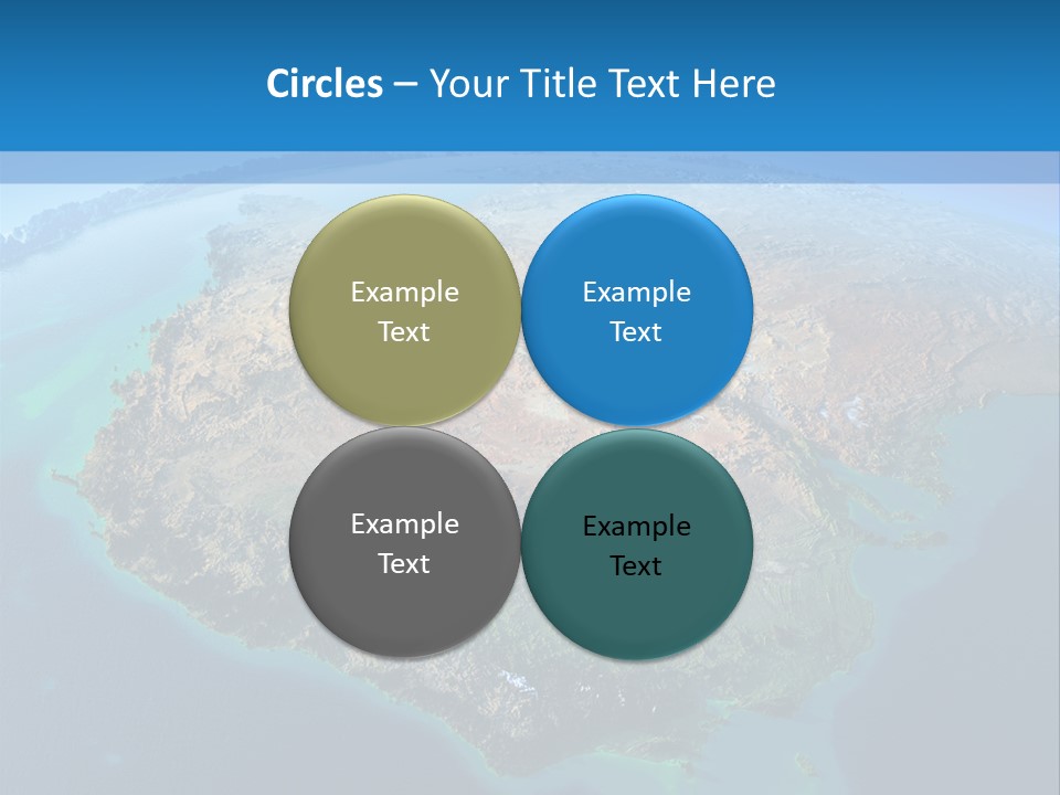 A Map Of The World With The Name Of The Country PowerPoint Template