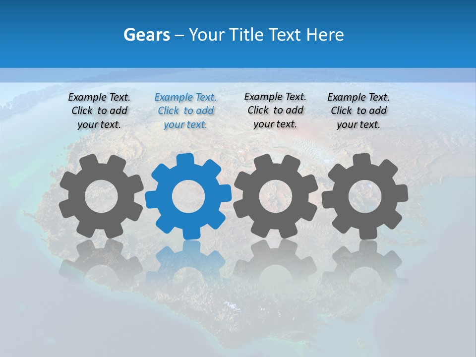 A Map Of The World With The Name Of The Country PowerPoint Template