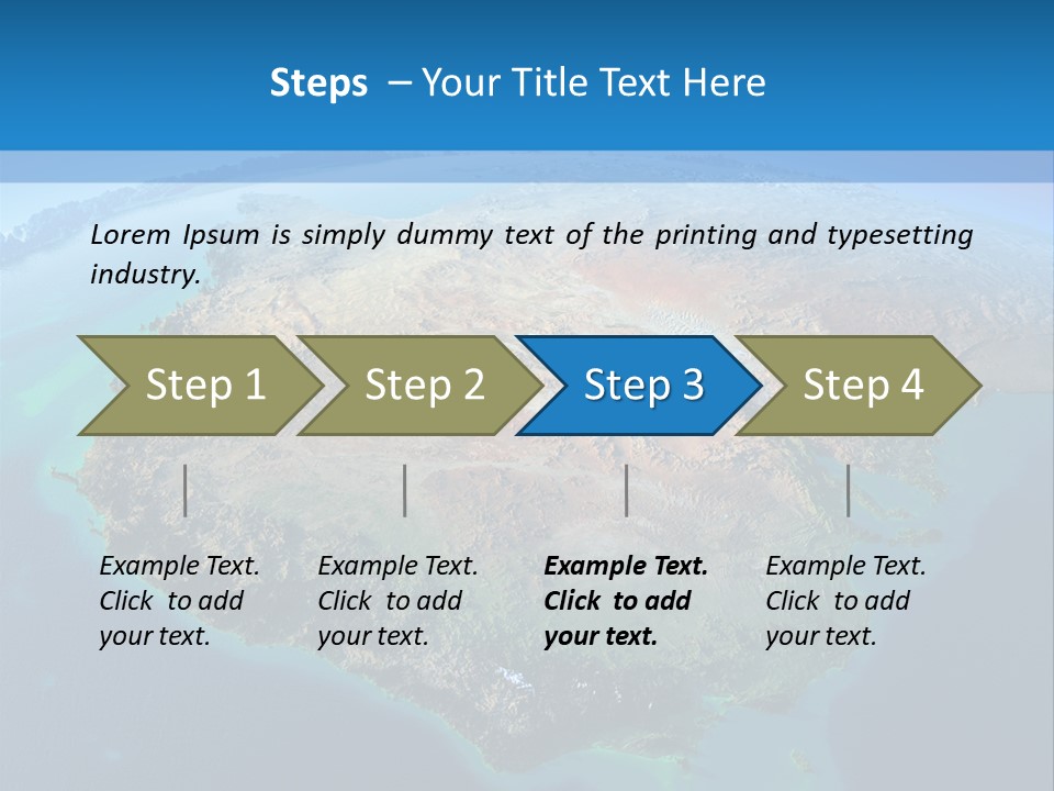 A Map Of The World With The Name Of The Country PowerPoint Template