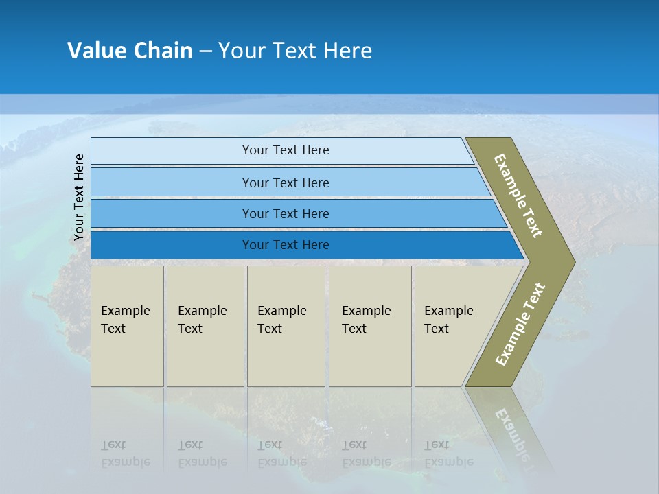 A Map Of The World With The Name Of The Country PowerPoint Template
