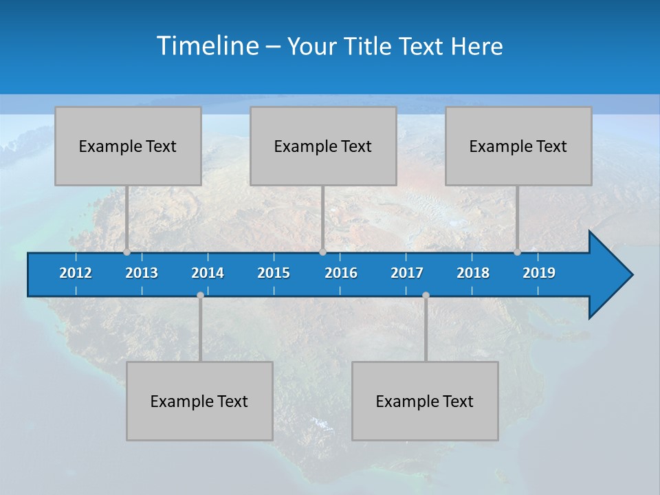 A Map Of The World With The Name Of The Country PowerPoint Template