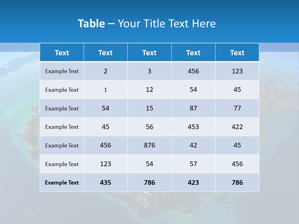 A Map Of The World With The Name Of The Country PowerPoint Template