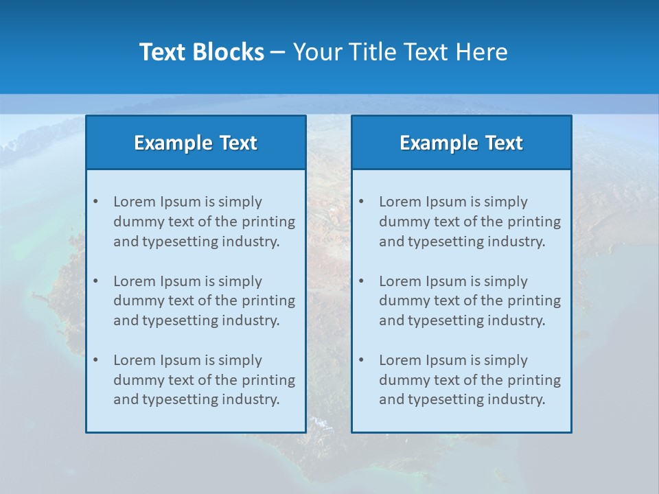A Map Of The World With The Name Of The Country PowerPoint Template