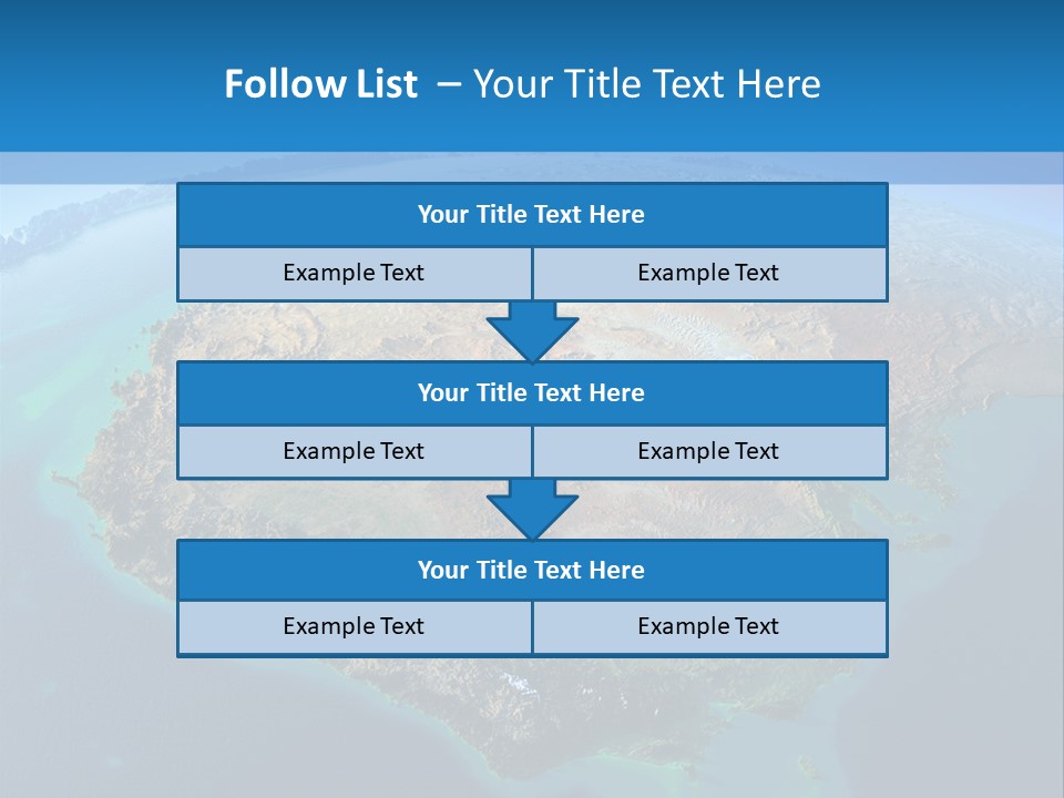 A Map Of The World With The Name Of The Country PowerPoint Template