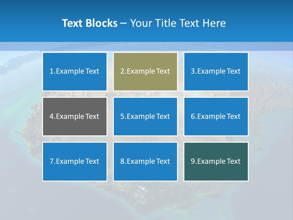 A Map Of The World With The Name Of The Country PowerPoint Template