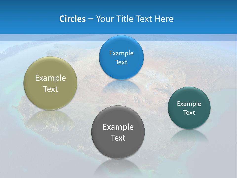A Map Of The World With The Name Of The Country PowerPoint Template