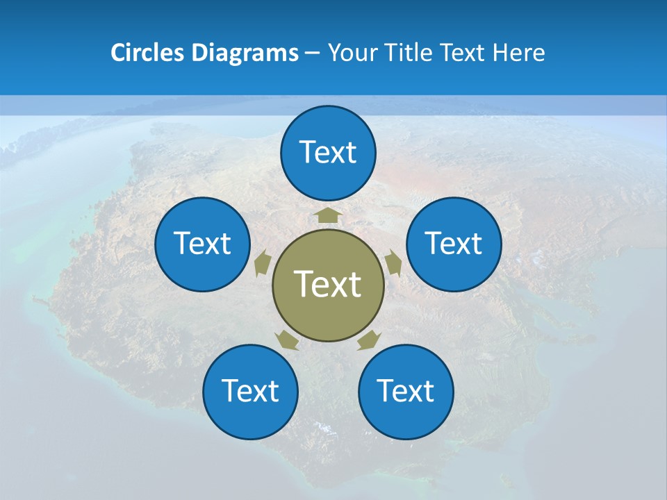 A Map Of The World With The Name Of The Country PowerPoint Template