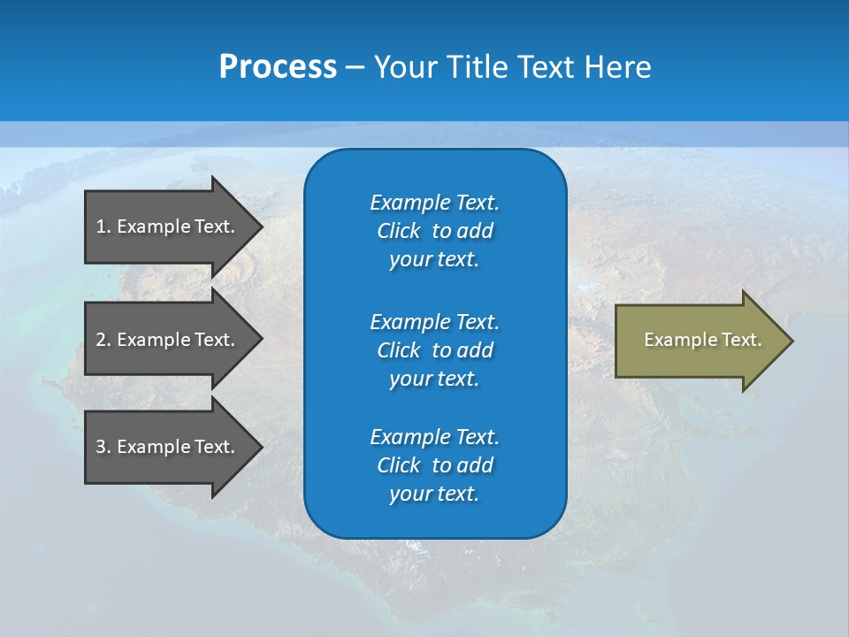 A Map Of The World With The Name Of The Country PowerPoint Template