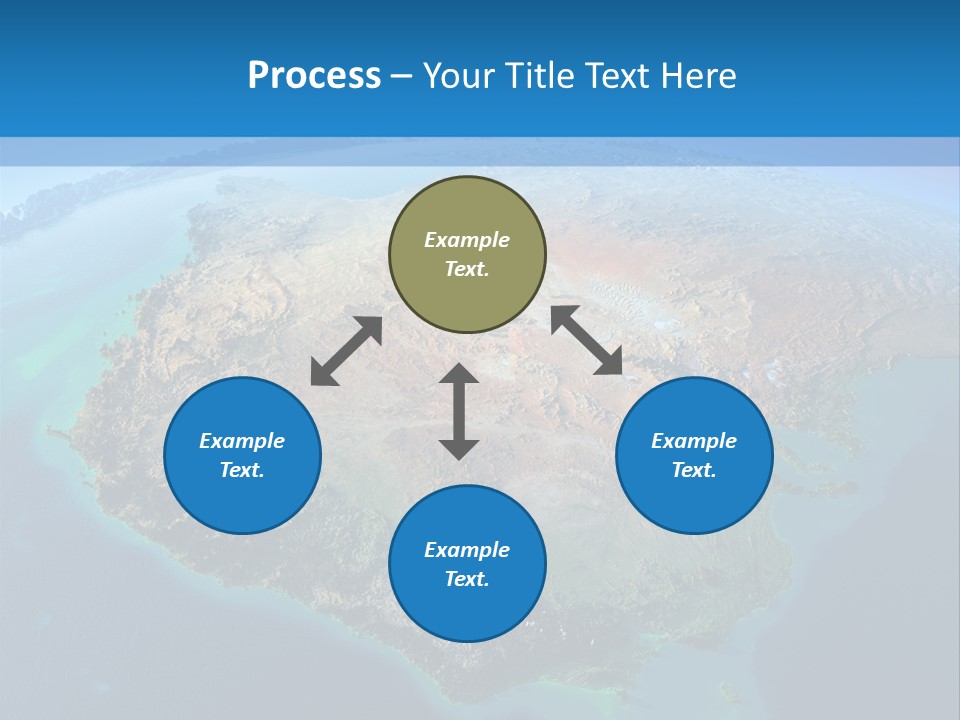 A Map Of The World With The Name Of The Country PowerPoint Template