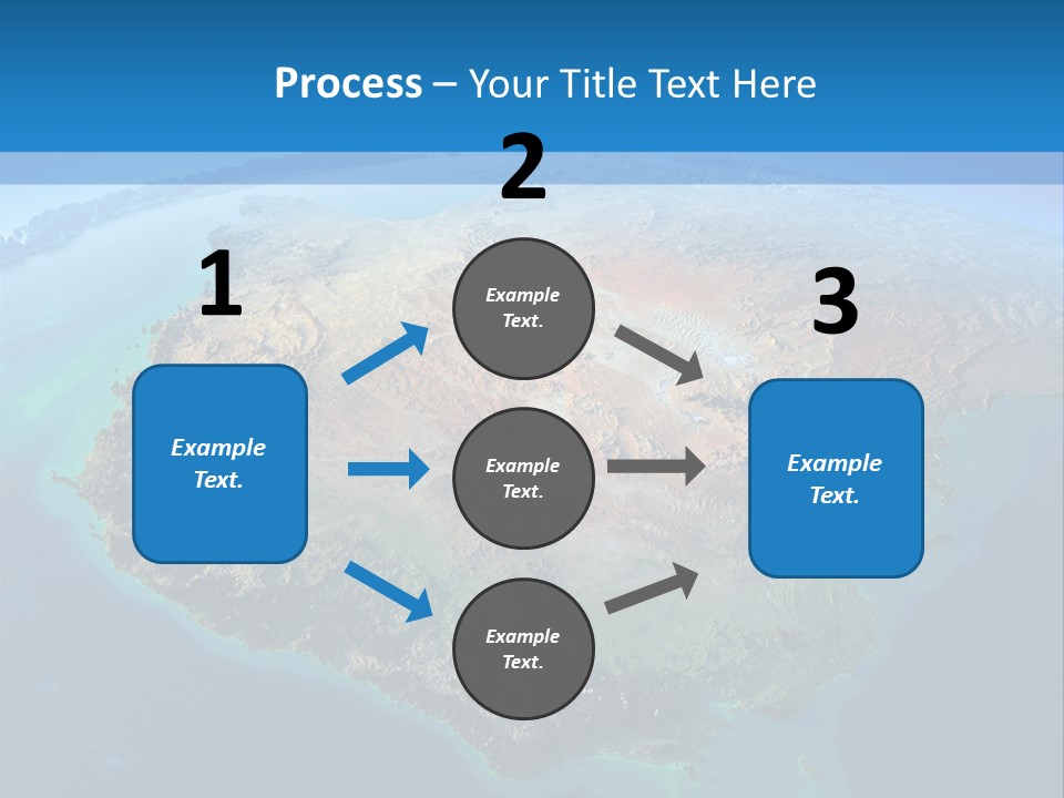 A Map Of The World With The Name Of The Country PowerPoint Template
