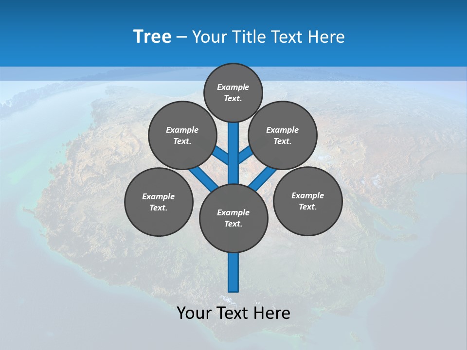 A Map Of The World With The Name Of The Country PowerPoint Template