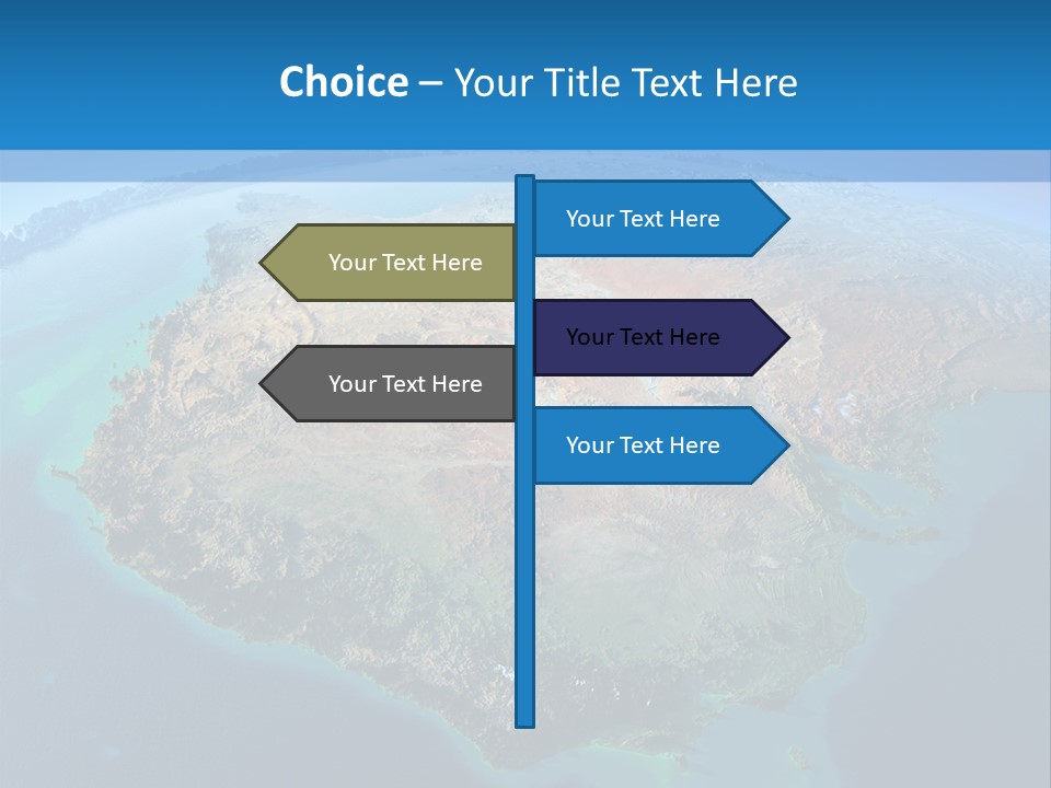 A Map Of The World With The Name Of The Country PowerPoint Template