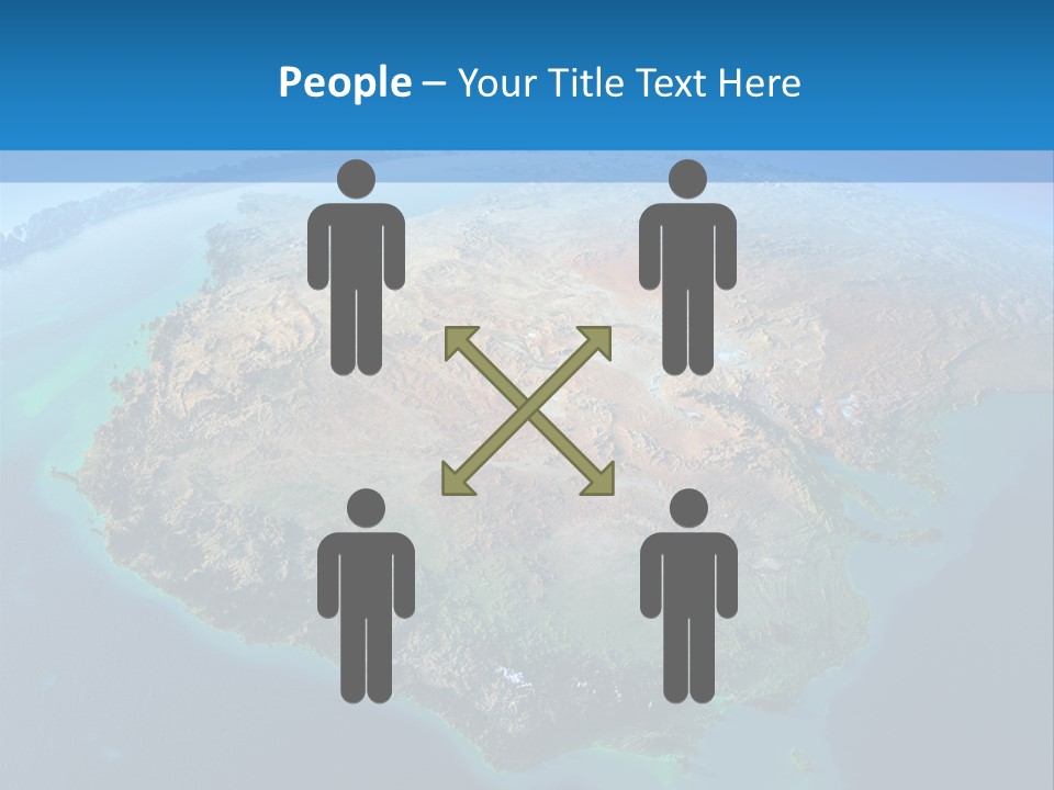 A Map Of The World With The Name Of The Country PowerPoint Template