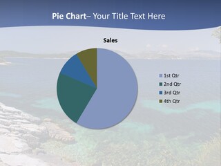 A Large Body Of Water Surrounded By Trees PowerPoint Template