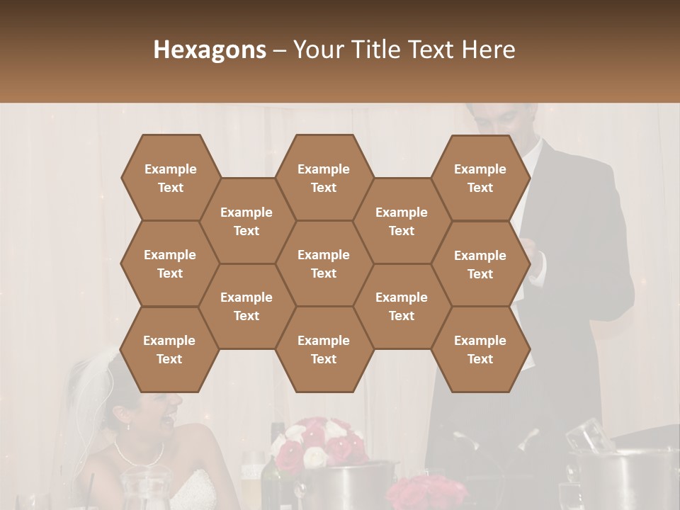 A Man In A Tuxedo Reading A Piece Of Paper PowerPoint Template