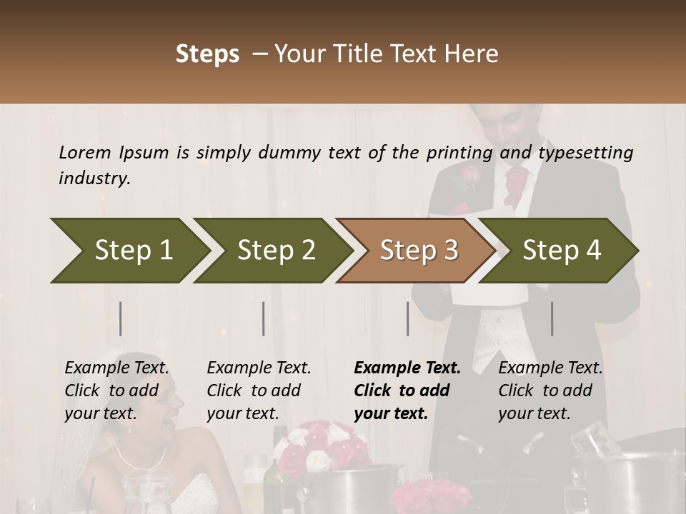 A Man In A Tuxedo Reading A Piece Of Paper PowerPoint Template