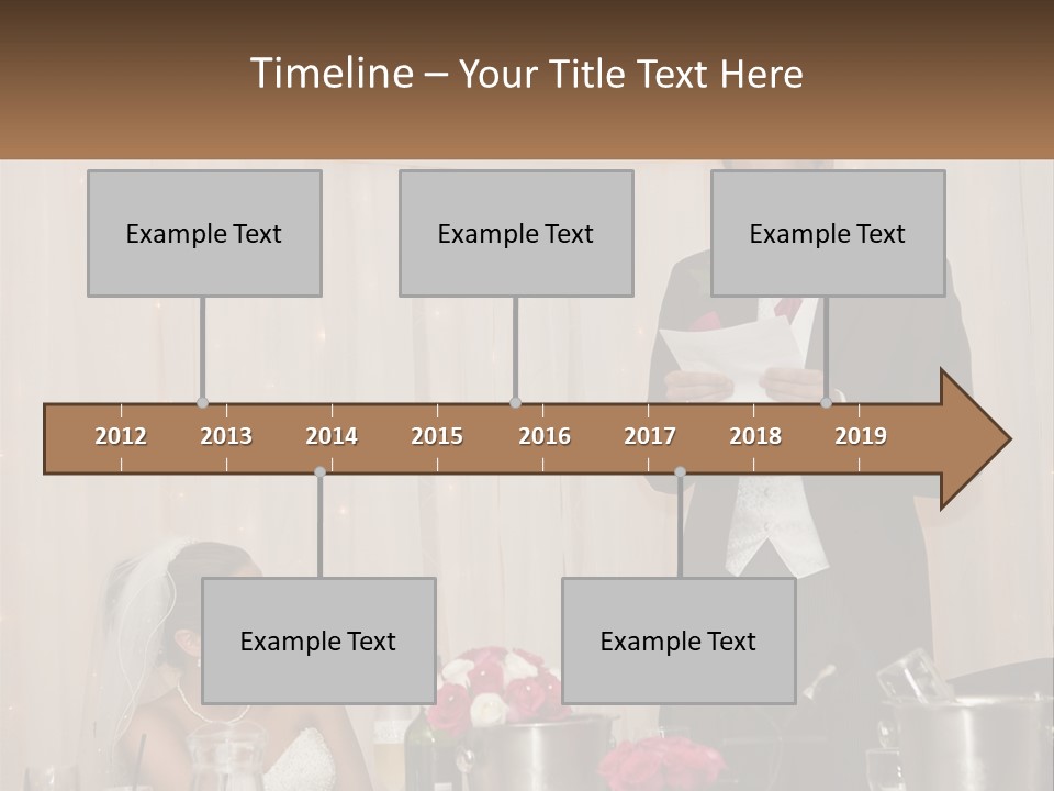 A Man In A Tuxedo Reading A Piece Of Paper PowerPoint Template